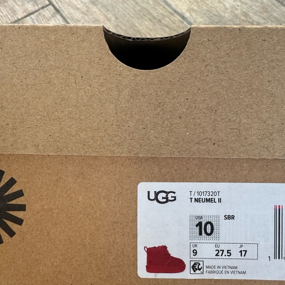 Brand New UGG Toddler Neumel II “Samba Red”(TD 10c) - Picture 8 of 9